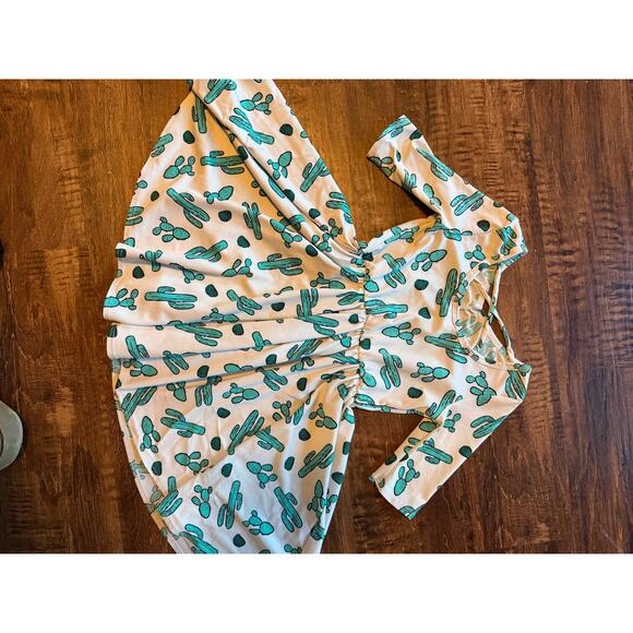 Dot Dot Smile 3/4 cactus ballerina twirl dress - Picture 2 of 3